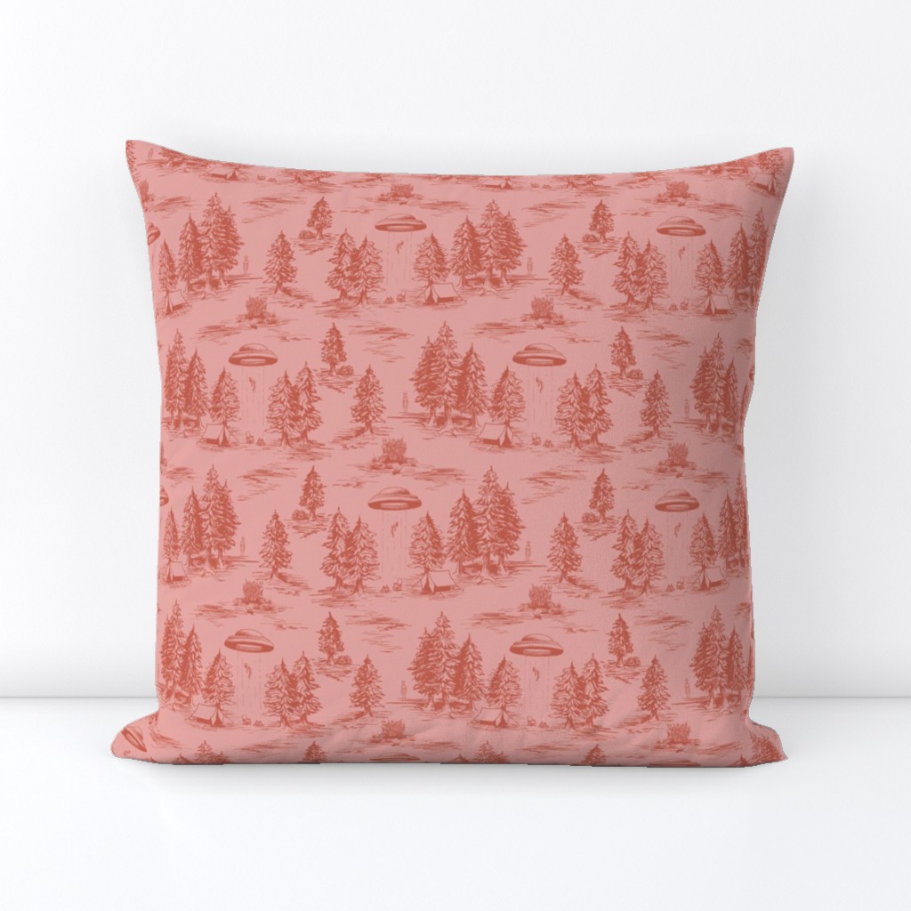 Small-Scale Pink Alien Abduction Toile