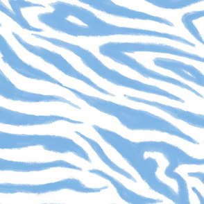 Zebra Sketch Large (Light Blue)