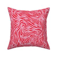 Zebra Sketch Medium (Pink and Red)