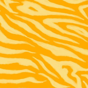 Zebra Sketch Large (Sunshine and Saffron)