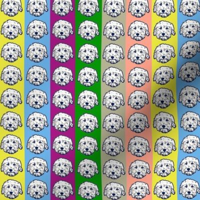 Doodle dog fabric - goldendoodle, labradoodle, aussiedoodle, bernedoodle