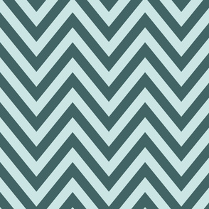 pine and mint chevron fixed