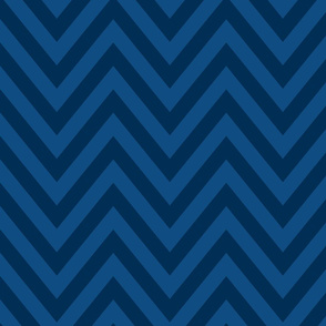 classic blue and midnight chevron fixed