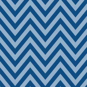 classic blue and slate chevron fixed