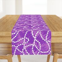 Pikake Lei with fern-red-violet