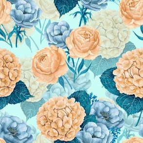Watercolor floral pattern 3
