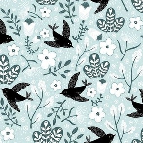 Spring Blackbirds