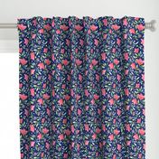 Modern Vibrant Watercolor Micro Floral Quilt