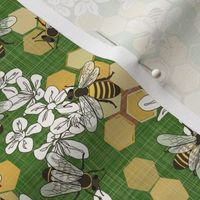 Save The Honey Bees - Bright Green - Small