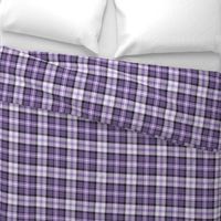 Amethyst Purple Four Square Plaid