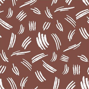 dinoworld claws print - tyrannosaurus rex fabric, trex print, baby bedding, bedding fabric, muted, earth toned  - brown