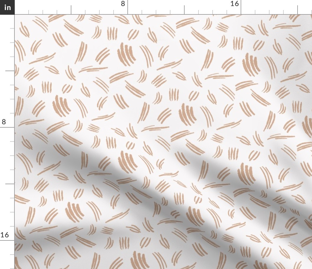 dinoworld claws print - tyrannosaurus rex fabric, trex print, baby bedding, bedding fabric, muted, earth toned  - tan