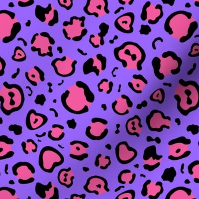leopard purple and pink
