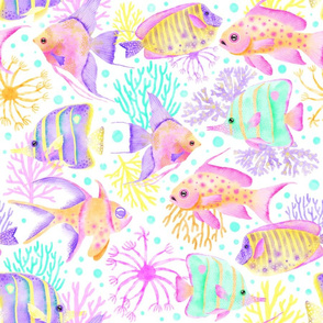 Tropical Fish in a Coral Reef