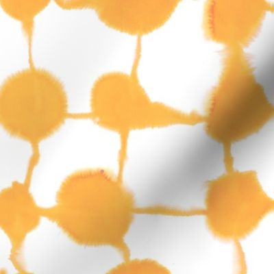 Connect Dots orange yellow medium scale