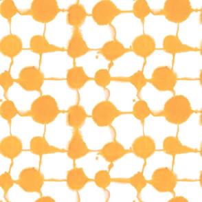 Connect Dots orange yellow medium scale