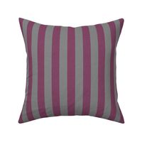 Retro Pink & Gray Stripes w/ Texture Effect