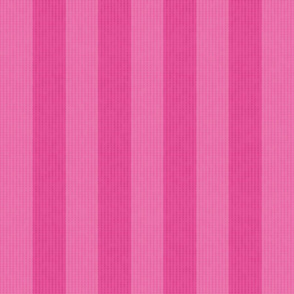 Two Tone Pink Stripes w/ Linen Effect (Large Size Print)
