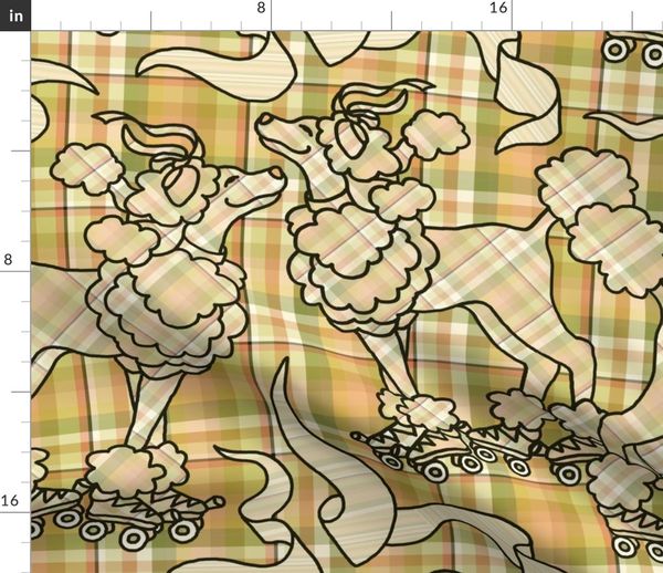 Poodles on Parade | Spoonflower