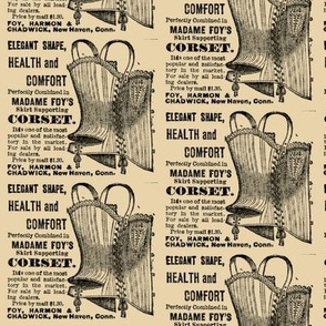 1918 ad Madame Foy's Corset For Health & Comfort