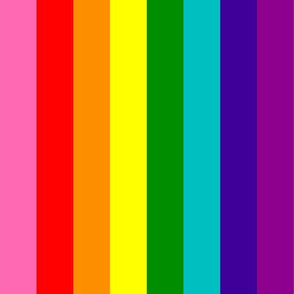 8 Colour Rainbow Pride Stripes