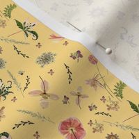 quilt square meadow yellow