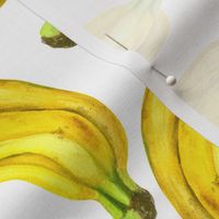 Bananas watercolor pattern