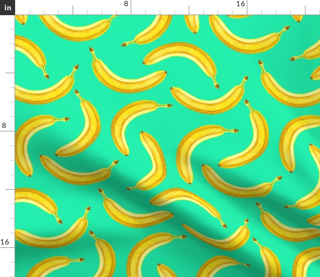 Bananas watercolor pattern 3