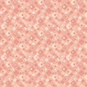 Copacetic: Copper Pink Geometric Ditsy Micro Print