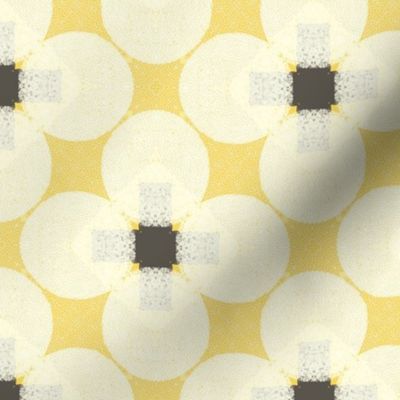 Dotty Flowers M+M Yolk by Friztin