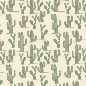 Desert Cactus on Cream