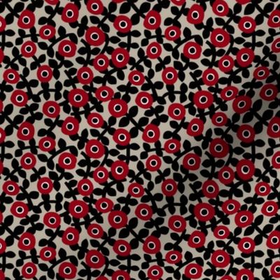 deco ditsy red
