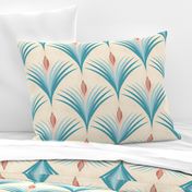 Scallop floral pattern