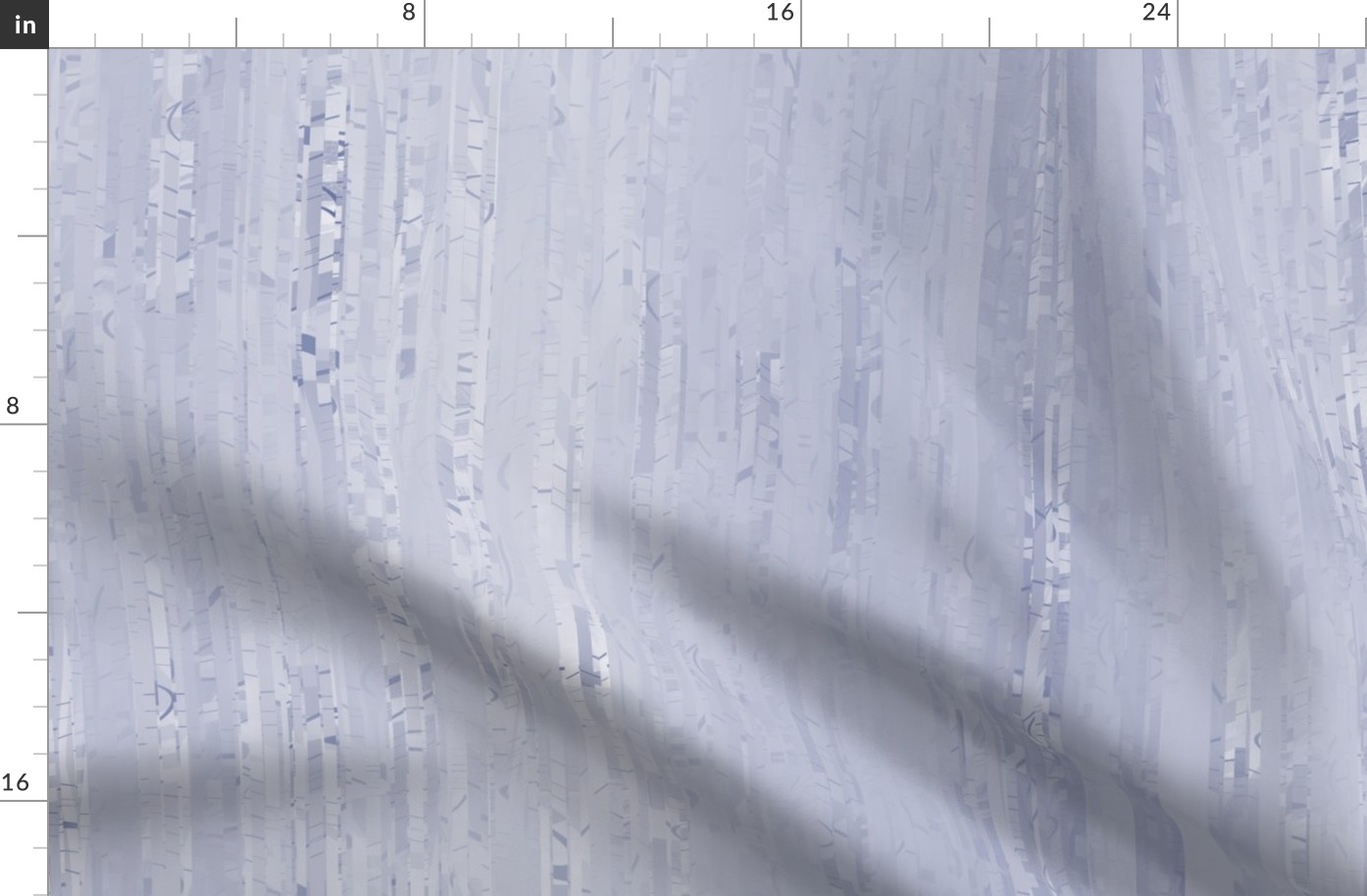 Indigo Shibori 3 - Vertical Grunge Stripe