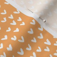 Little love abstract inky lovers minimal Scandinavian trend design honey yellow orange girls neutral nursery