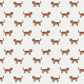 tiger fabric - safari baby fabric, safari nursery fabric,  minimal tiger fabric - sfx1436 caramel