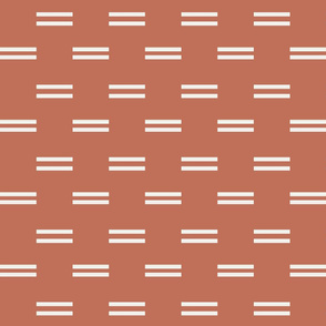 dash dash fabric - trendy nursery mudcloth fabric, gender neutral fabric - nursery bedding fabric - apricot sfx1436