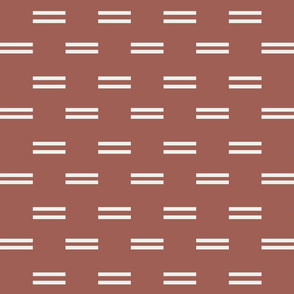 dash dash fabric - trendy nursery mudcloth fabric, gender neutral fabric - nursery bedding fabric - redwood sfx1443