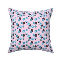 Fresh kiwi garden Scandinavian style fruit design pink blue small