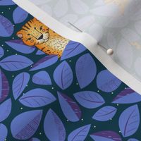 Periwinkle Jungle Tigers on a Starry Night © Jennifer Garrett