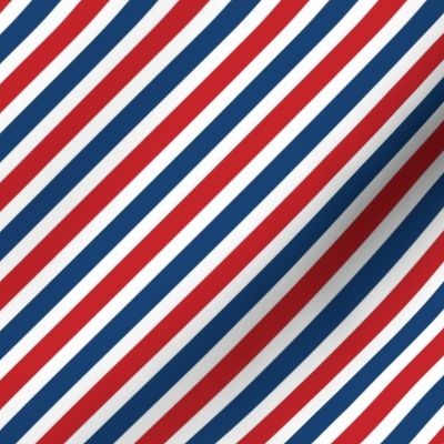 1/2" American Stripes // Diagonal
