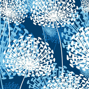 Dandelions (blue)  