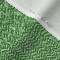 faux tweedy kelly green herringbone tweed