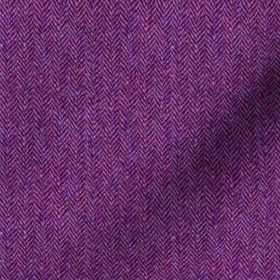 faux tweedy red-violet herringbone tweed