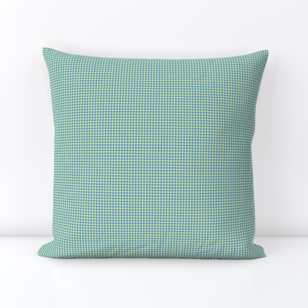 Blue & Yellow Gingham Check