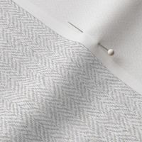 faux tweedy pale grey herringbone tweed