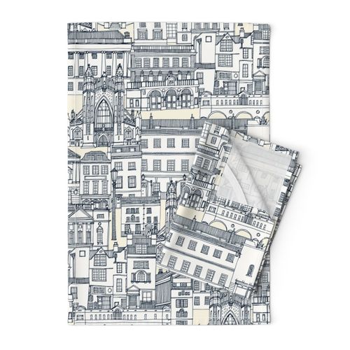 Bath toile indigo pearl large