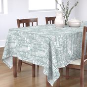 Bath toile pine mint