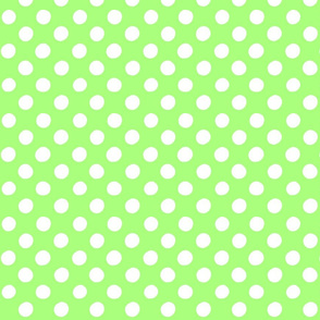 Drunken Polka dots-chartruese