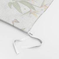 Birds of Paradise - Elegant Motif - White 